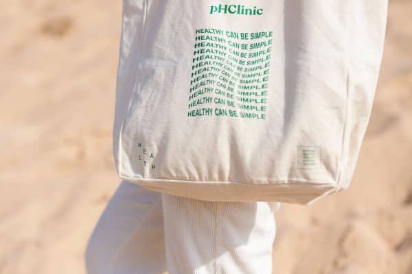 pHClinic Organic Cotton Tote Bags