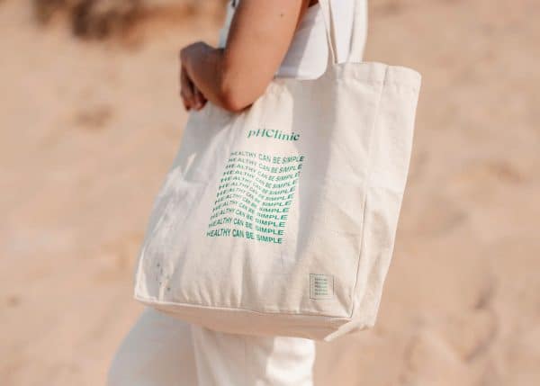 pHClinic Organic Cotton Tote Bags